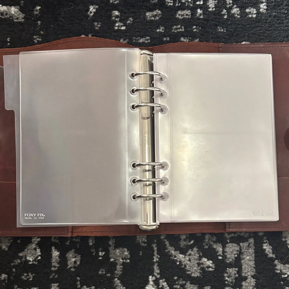 Brown Leather Planner